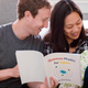 Mark Zuckerberg y Priscilla Chan con su hija Max